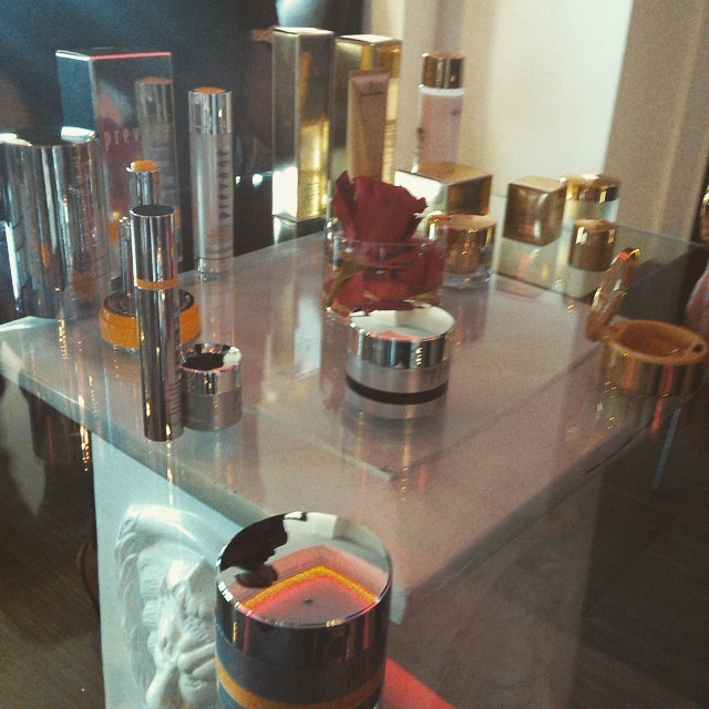 Display of Elizabeth Arden Products. PhotoCredit: Omogemura IG