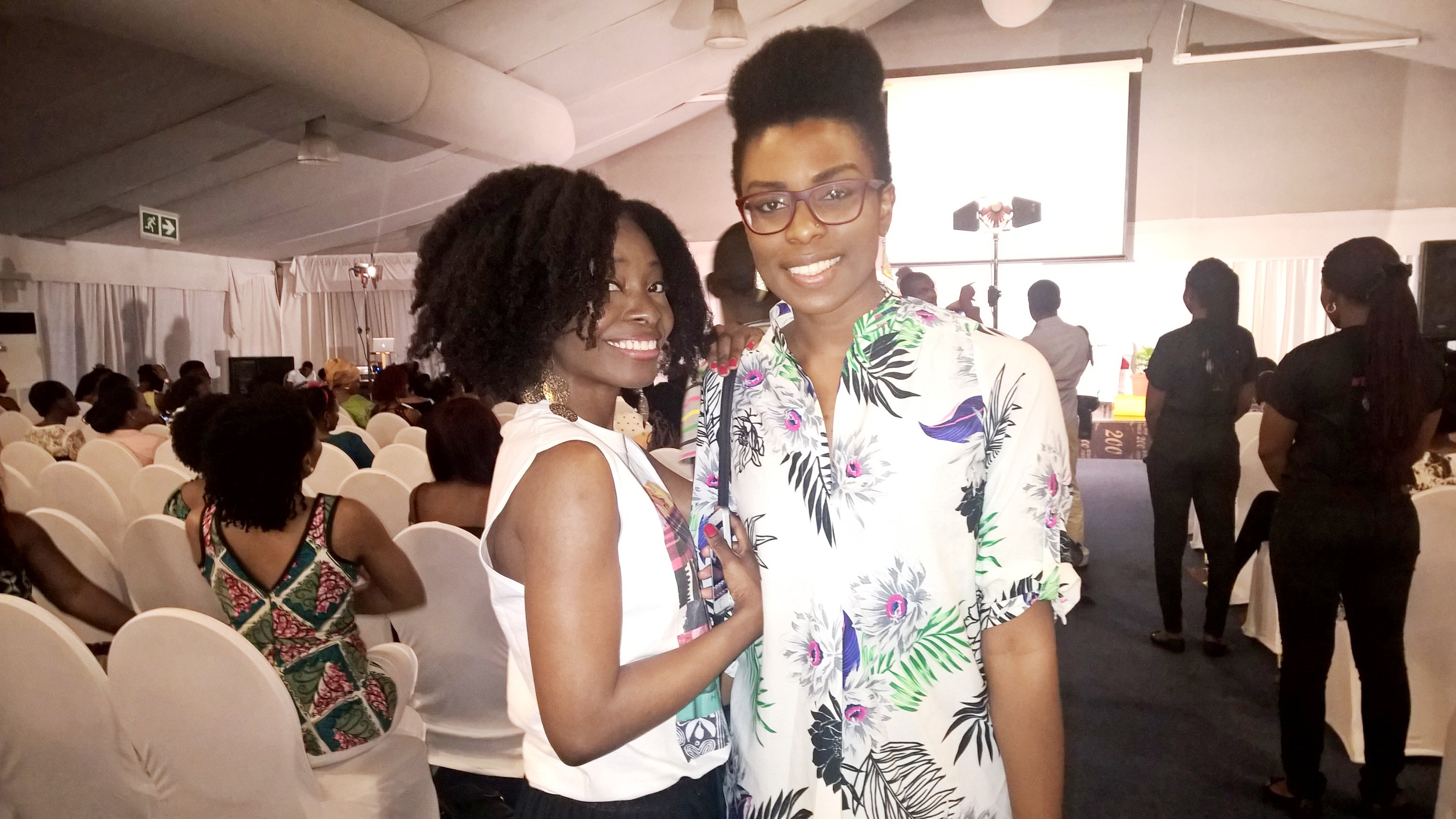 Kinky Apothecary Founder, Nibi Lawson and Cynthia Kamalu of EbonyLIfeTV